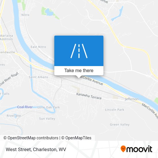 Mapa de West Street