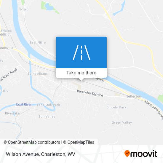 Mapa de Wilson Avenue