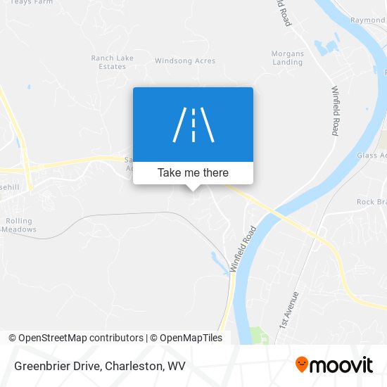 Greenbrier Drive map