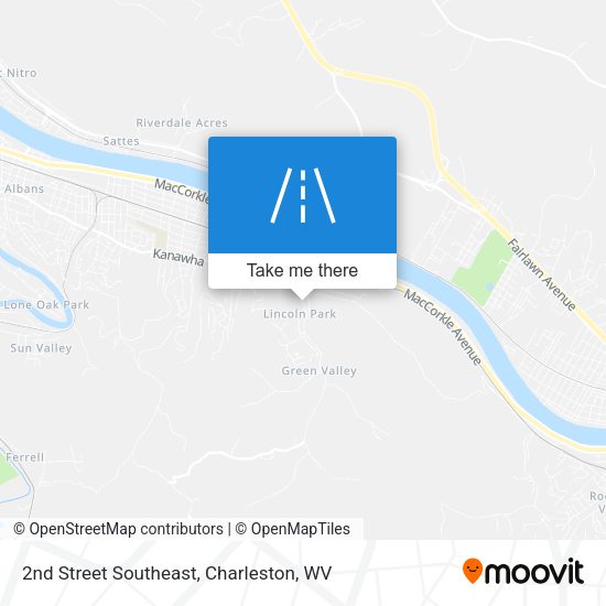 2nd Street Southeast map