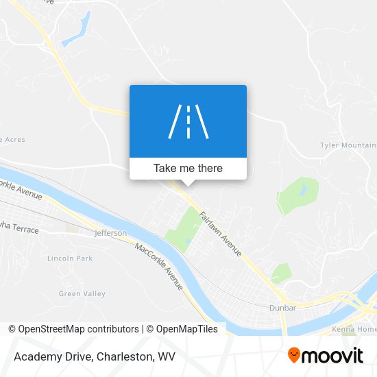 Mapa de Academy Drive