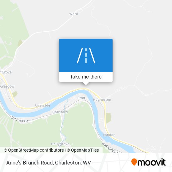 Anne's Branch Road map