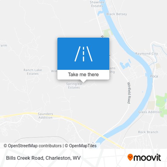 Mapa de Bills Creek Road