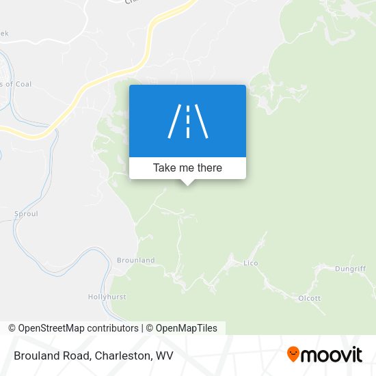 Mapa de Brouland Road
