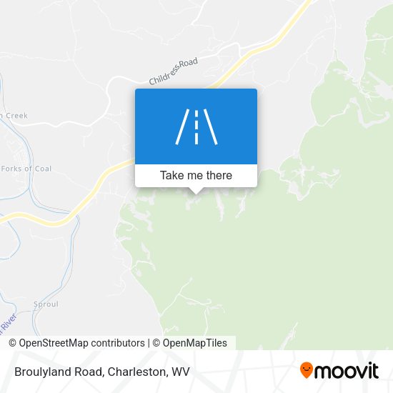 Broulyland Road map
