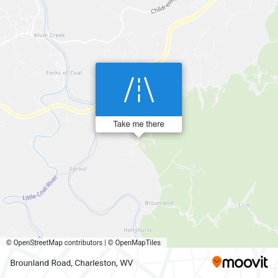 Mapa de Brounland Road