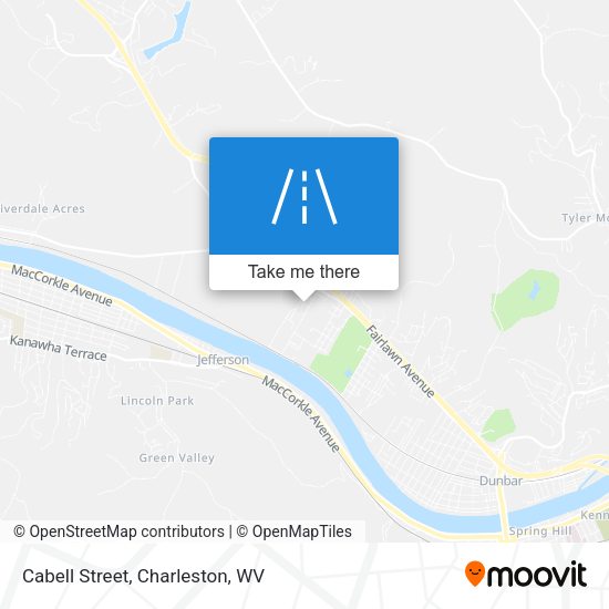 Mapa de Cabell Street