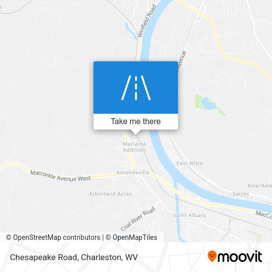 Chesapeake Road map