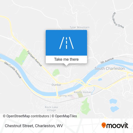 Chestnut Street map