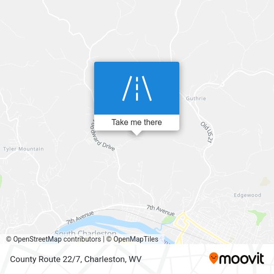 County Route 22/7 map