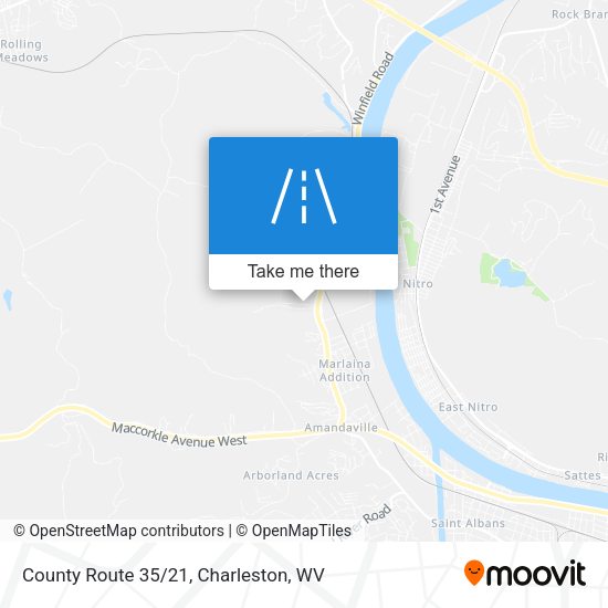 Mapa de County Route 35/21