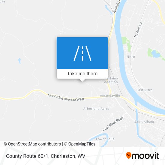 County Route 60/1 map