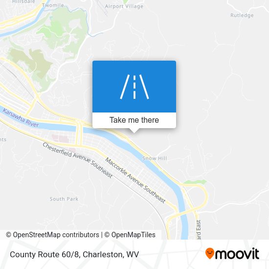 County Route 60/8 map