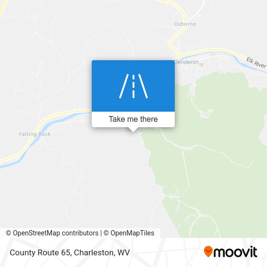County Route 65 map