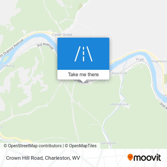 Mapa de Crown Hill Road