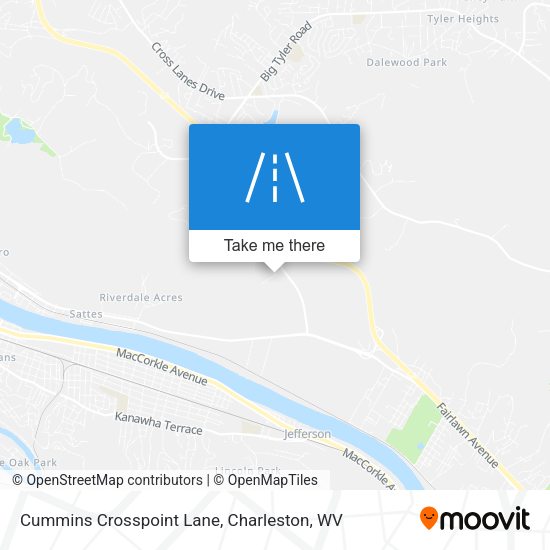 Mapa de Cummins Crosspoint Lane