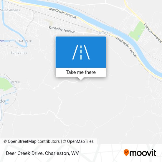 Mapa de Deer Creek Drive