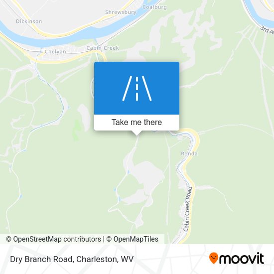 Dry Branch Road map