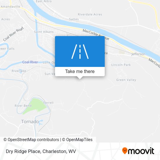 Mapa de Dry Ridge Place
