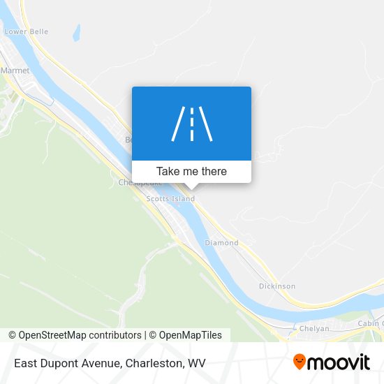 East Dupont Avenue map