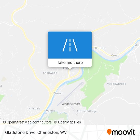 Gladstone Drive map