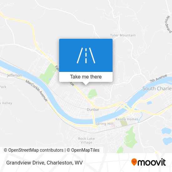 Grandview Drive map