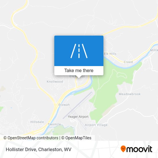Hollister Drive map