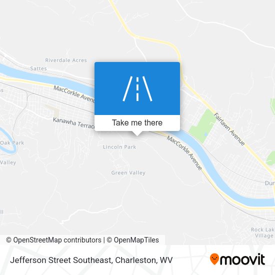 Mapa de Jefferson Street Southeast