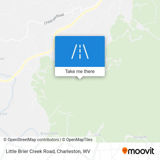 Mapa de Little Brier Creek Road