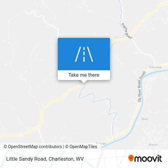 Little Sandy Road map