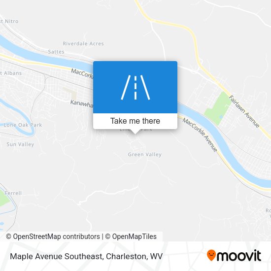 Maple Avenue Southeast map