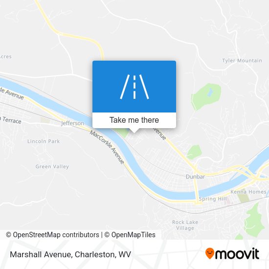 Marshall Avenue map