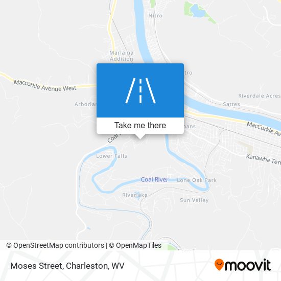 Moses Street map