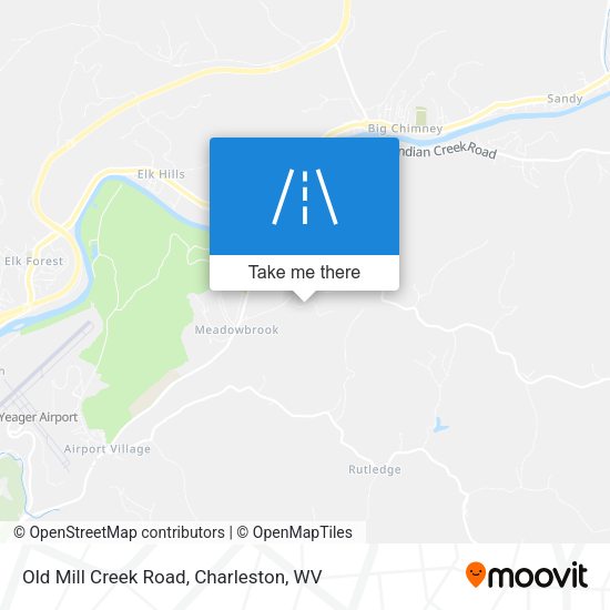 Mapa de Old Mill Creek Road
