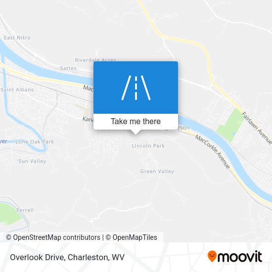 Mapa de Overlook Drive