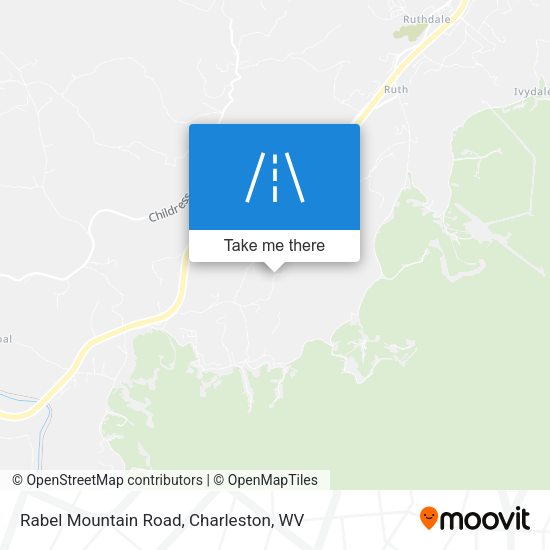 Mapa de Rabel Mountain Road