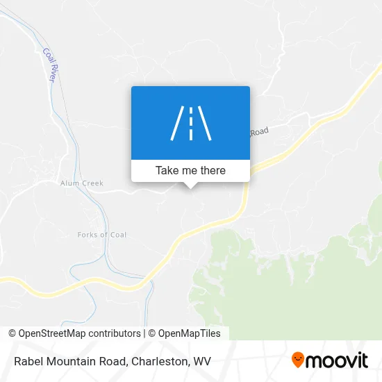 Rabel Mountain Road map
