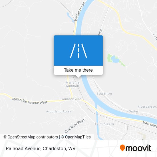 Mapa de Railroad Avenue
