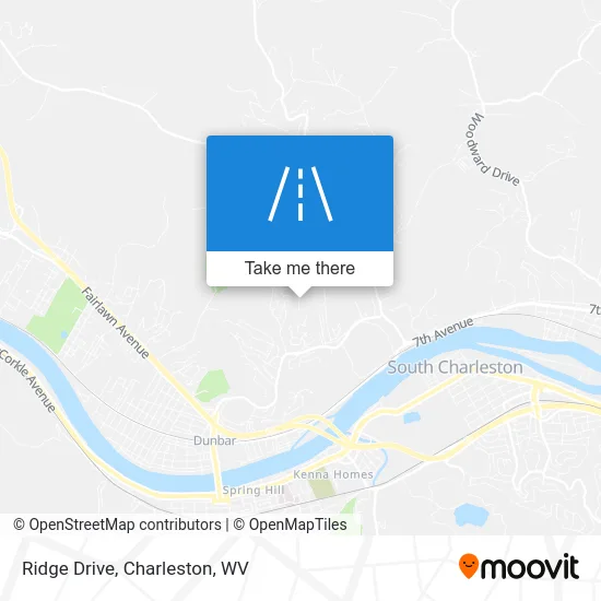 Ridge Drive map