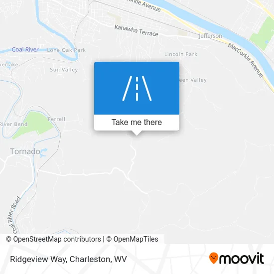 Ridgeview Way map