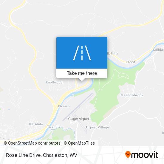 Mapa de Rose Line Drive