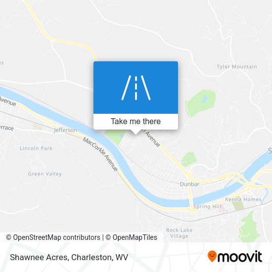 Mapa de Shawnee Acres