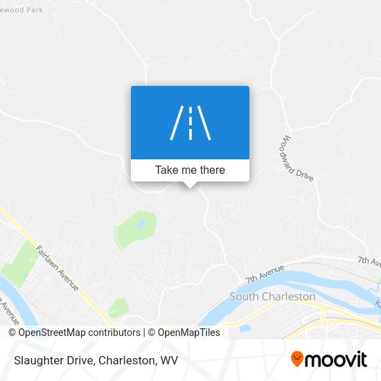 Mapa de Slaughter Drive