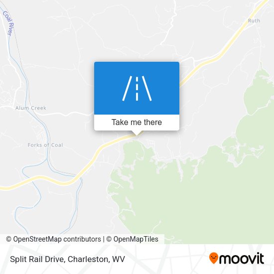 Split Rail Drive map