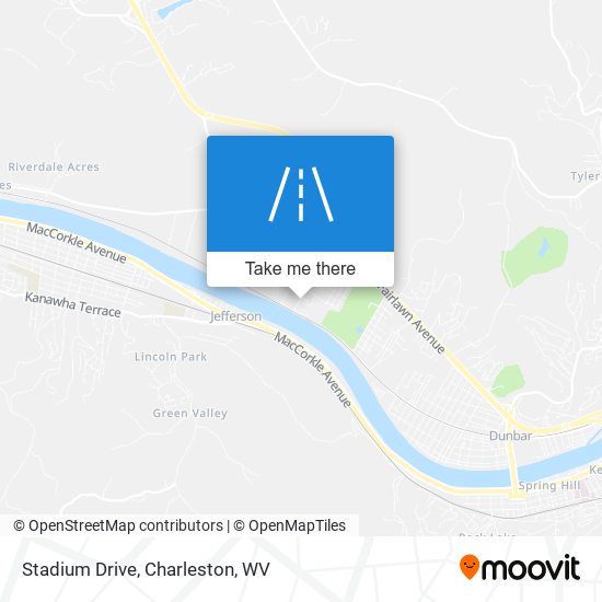 Stadium Drive map