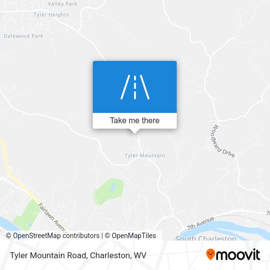 Mapa de Tyler Mountain Road