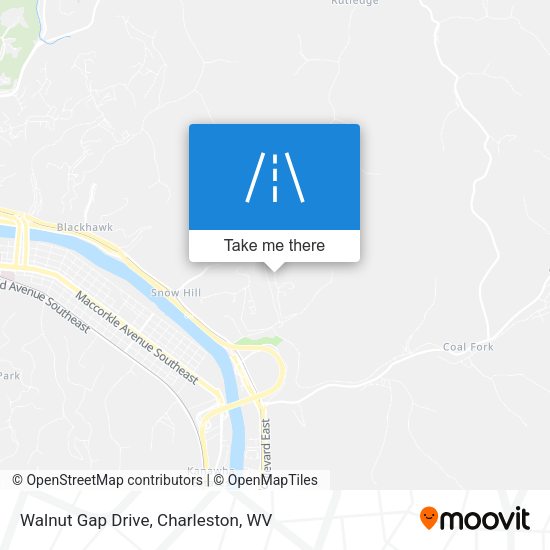 Mapa de Walnut Gap Drive