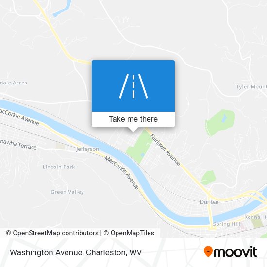 Washington Avenue map