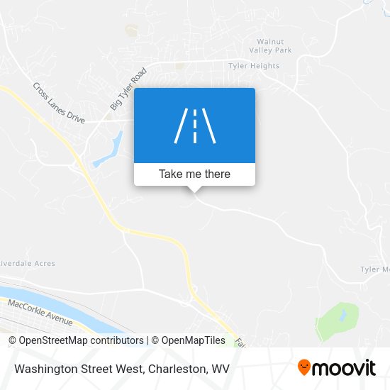 Mapa de Washington Street West