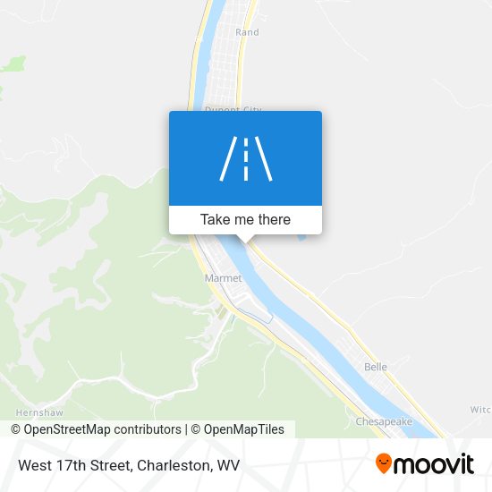 West 17th Street map